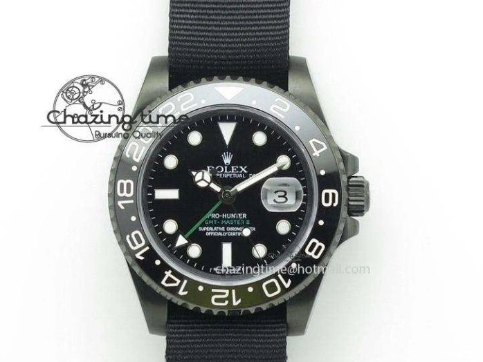 1222 OnTrend Daytona 116518 BTF 1:1 Best Edition YG Black Dial on Oysterflex Rubber Strap SA4130 V 2260